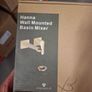 Aqualla hanna wall mounted basin mixer Brushed brass Image 3