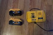 2x8amp battery's and fast charger