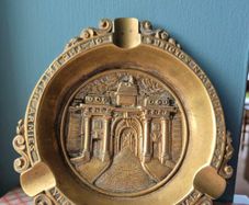 World War 1 Menin Gate Memorial brass ashtray