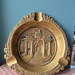 World War 1 Menin Gate Memorial brass ashtray