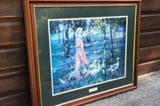 The Goose Girl framed print