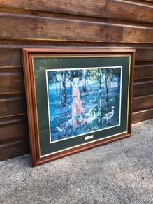 The Goose Girl framed print