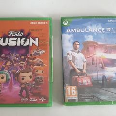 Xbox Series X Games  Ambulance Life and Funko Fusion (Unplayed)