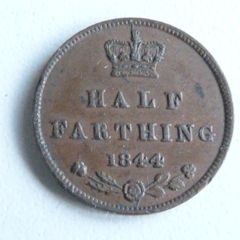 Queen Victoria half farthing