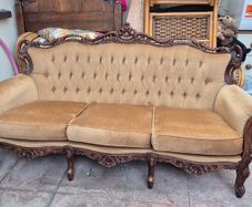 vintage sofa and 2 seats