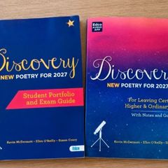 Discovery Poetry, 2027, leaving cert, English book, new