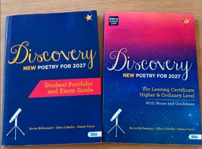 Discovery Poetry, 2027, leaving cert, English book, new