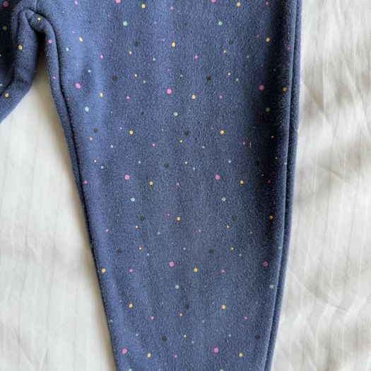 Navy spotted joggers