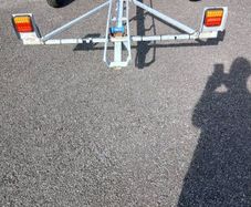 19ft boat trailer and engine support mount