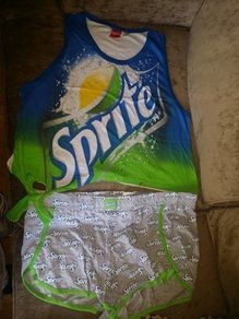 Brand new Coca-Cola Sprite Summer  Pyjamas set size UK18/20 EUR46/48 Postage included