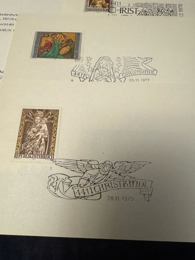 Christmas booklet collection AUSTRIA