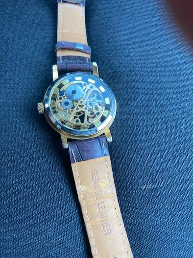 GOER skeleton dial automatic men's watch