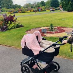 Mountain Buggy Duet Luxury Herringbone Twin Buggy + Carrycots & Car Seats