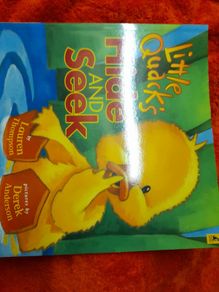 Children's book, Little Quacks Play Hide and Seek