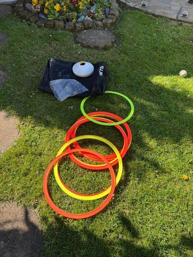 Set of Metis Football Training Rings & Cones