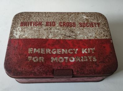 1960's British Red Cross Emergency Kit For Motorists