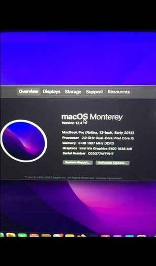 Apple Macbook Pro 2015 13 inch