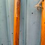 Old Wood and Brass Flagpole Image 5