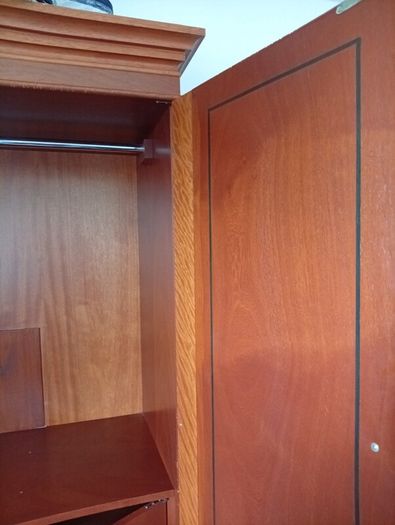 Large solid wardrobe