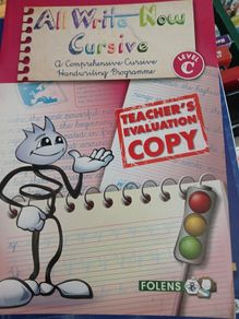 All Write Now, cursive level C