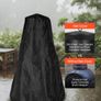 22 Inch Chiminea Outdoor Iron Fireplace with Grill Mesh & Chimney Coat Image 3