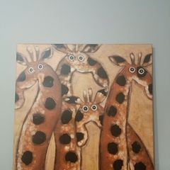 (Move out sell-see my other low priced ads) Giraffe Canvas Painting