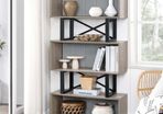 New Modern 3 Level Bookcase - FREE P&P