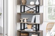 New Modern 3 Level Bookcase - FREE P&amp;P