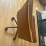 Free brown leather office chair Image 2