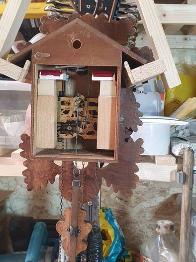 Hand carved cuckoo clock