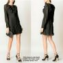 Karen Millen Black Chiffon Lace Dress Image 2