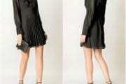 Karen Millen Black Chiffon Lace Dress