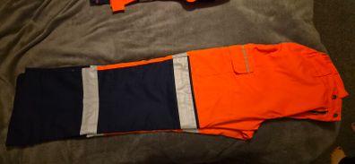 Hi vis work trousers 34 reg.