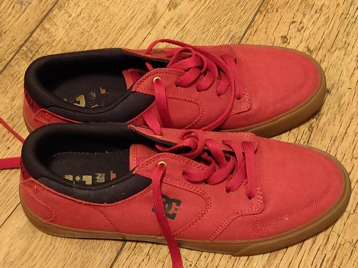 DC Nyjah Vulc TX Red  size 8 euro 42