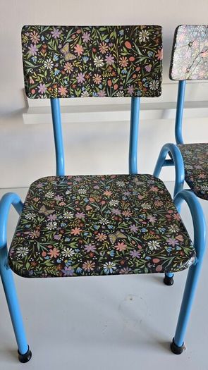 Upcycled Vintage School Chairs