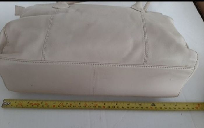 new genuine leather bag tag attached