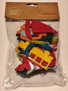 Felt Garland Kids Planes Boats