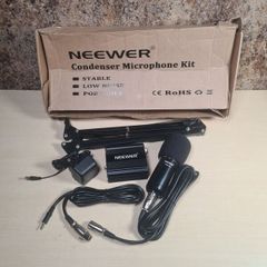 Neewer Nw-700 Professional Studio Condenser Microphone With Nw-100 Power Supply And Cables. Brand New