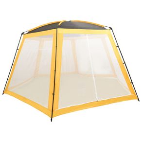 Pool Tent Fabric 590x520x250 cm Yellow