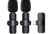 Type-C Wireless Lavalier Microphone For Smartphones Laptops Wireless Condenser Recording Microphone