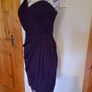Size 10 Petite Purple One Shoulder Occasion Dress Image 5
