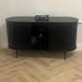 Side board cabinet black oak Image 4