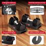 2kg/18KG/27KG Adjustable Dumbbells Image 3