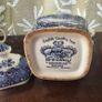Vintage blue & white coffee pot Image 5