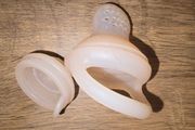 Baby food feeder silicone teat
