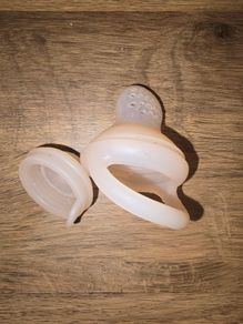 Baby food feeder silicone teat