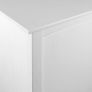 3-Door Wardrobe Hill Range White 127x50x170 cm Solid Pine Wood Image 3
