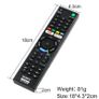 RMT-TX300E Remote Control Suitable for Sony TV LCD TV 3d led Smart Controller With youtube netflix button RMT-TX300P rmf-tx100 Image 3