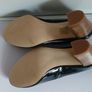 Xaira Black Patent Leather Block Heels Size UK1 EU34 New With Box Shoes CAN POST Image 7
