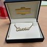 Gold name chain 9ct gold Image 4